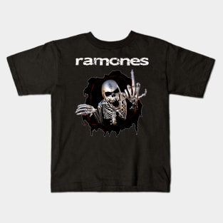 vintage horror ramones band Kids T-Shirt